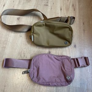 Lululemon Belt Bags - Pink and Mustard